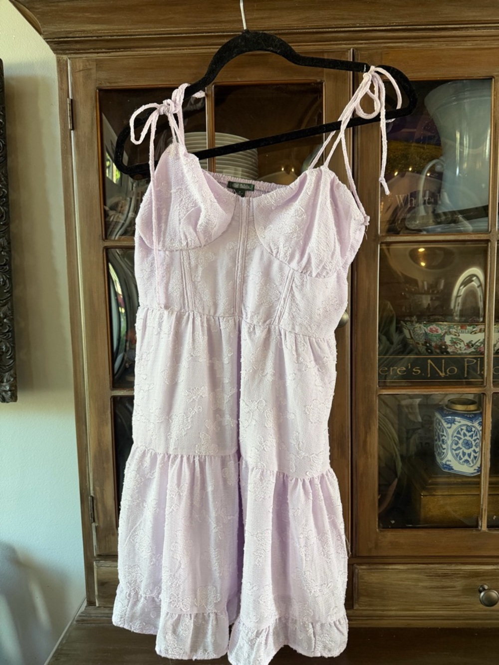 wild fable Lilac Textured Peter Pan Collar Top